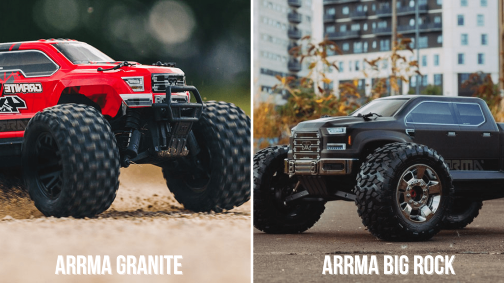 Arrma Granite VS Big Rock Full Comparison. Which One Is Better For You?