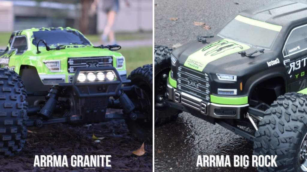 Arrma Granite VS Big Rock Full Comparison. Which One Is Better For You?
