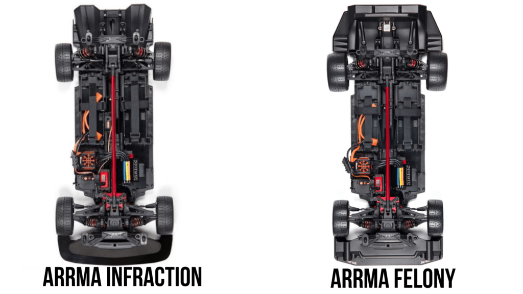Arrma Infraction VS Felony Full Comparison. Which Is the Best RC Car?
